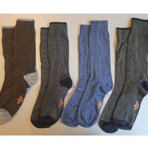 Men’s Bundle Lot.  Dockers Brand Dress Mid-Calf Socks. Size Large 9-12. 4 pair.